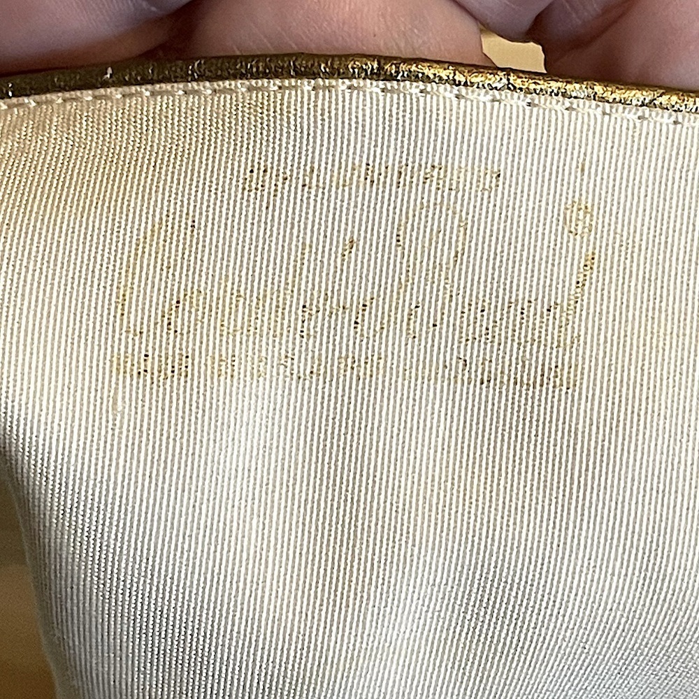 Vintage Off White Beaded Top Handle Bag - Picture 8 of 8